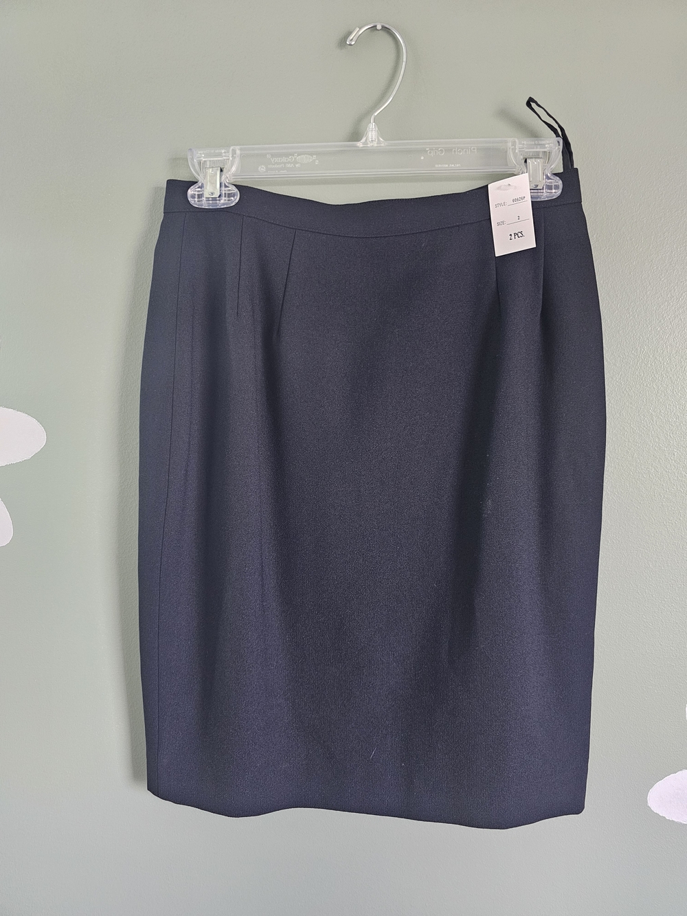 Classic Black Pencil Skirt